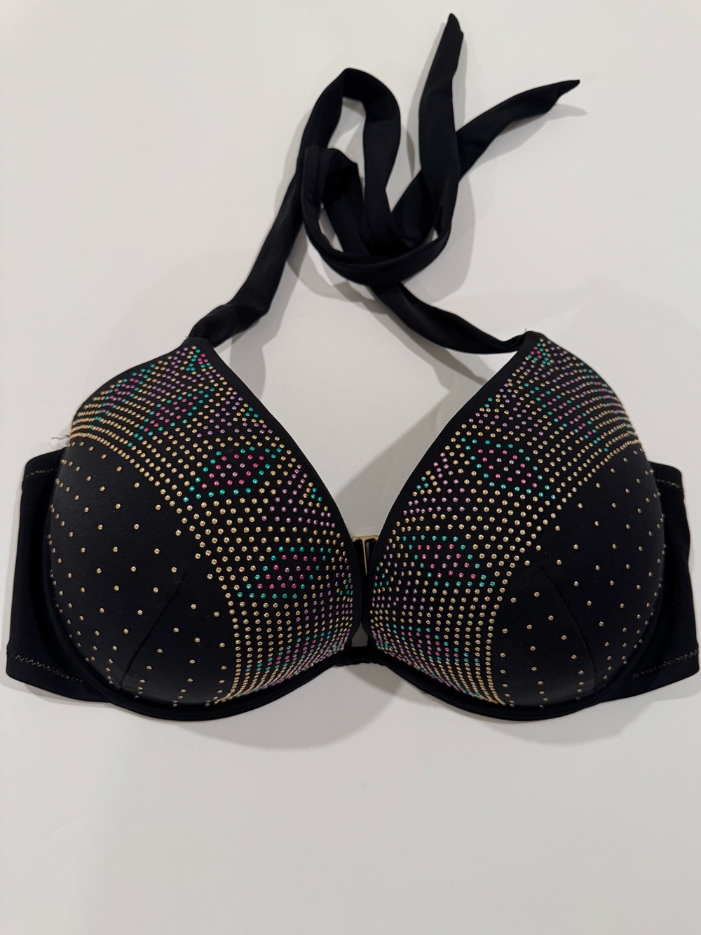 Metallic Design Bikini Top